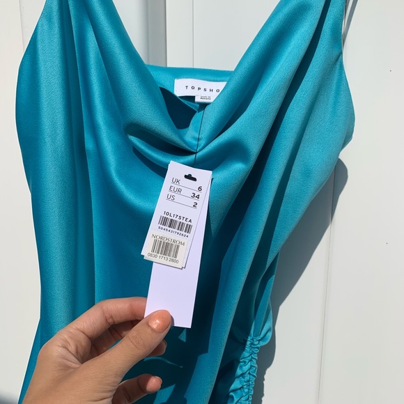 Topshop Silk Mini Dress - Picture 8 of 8